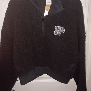 PINK Victoria's Secret Black Pullover